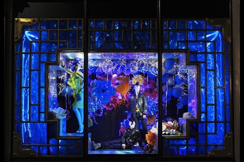 Harvey Nichols Christmas window display
